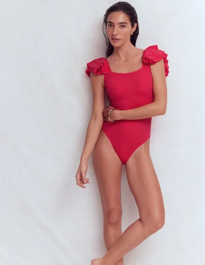 Mega Ruffle Swimsuit Rosy Mega Ruffle Swimsuit Rosy