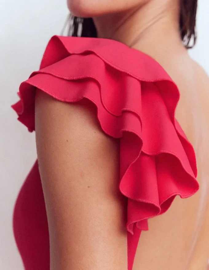 Mega Ruffle Swimsuit Rosy Mega Ruffle Swimsuit Rosy