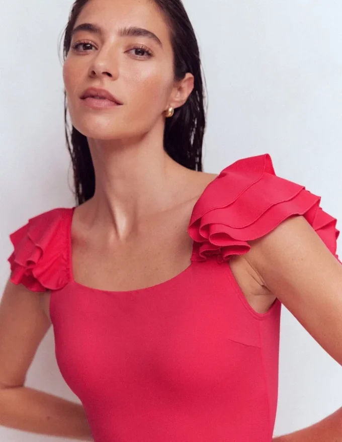 Mega Ruffle Swimsuit Rosy Mega Ruffle Swimsuit Rosy