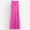 Mia V-neck Jersey Midi Dress Passion Flower Mia V-neck Jersey Midi Dress Passion Flower