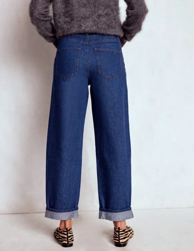 Mid Rise Relaxed Jeans Indigo Mid Rise Relaxed Jeans Indigo
