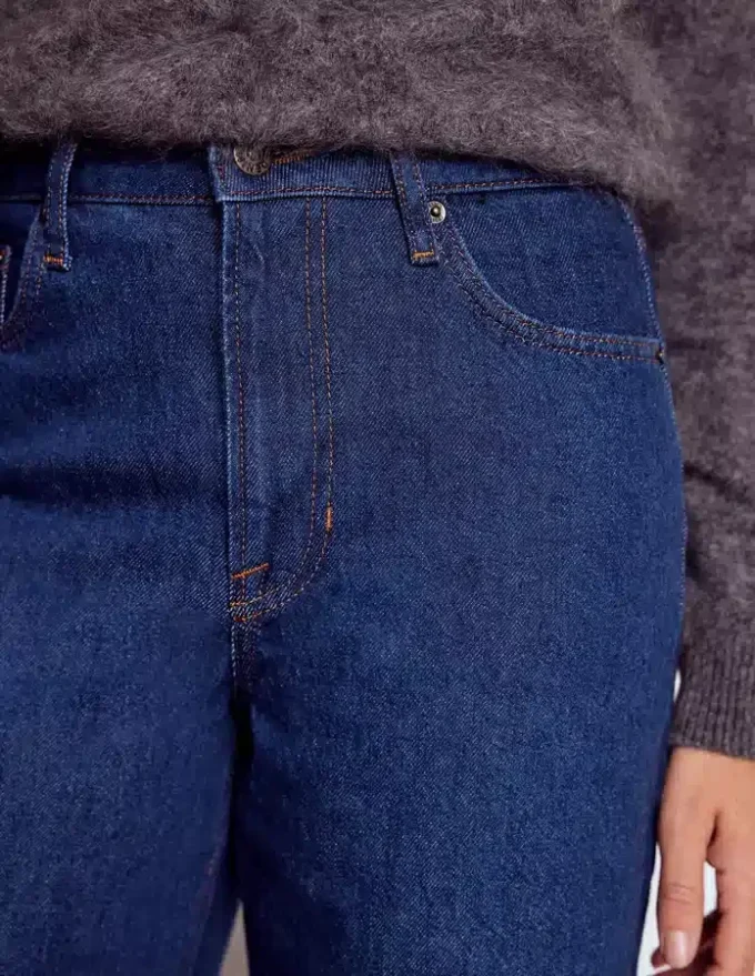 Mid Rise Relaxed Jeans Indigo Mid Rise Relaxed Jeans Indigo