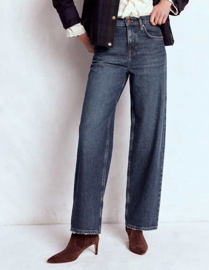 Mid Rise Relaxed Leg Jeans Dark Vintage Mid Rise Relaxed Leg Jeans Dark Vintage