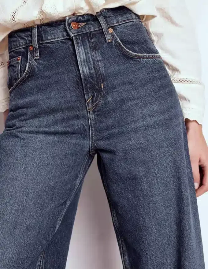 Mid Rise Relaxed Leg Jeans Dark Vintage Mid Rise Relaxed Leg Jeans Dark Vintage