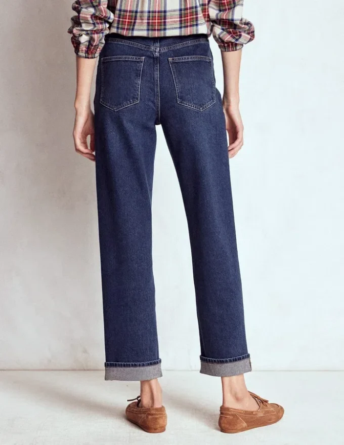 Mid Rise Straight Leg Jeans Dark Vintage Mid Rise Straight Leg Jeans Dark Vintage