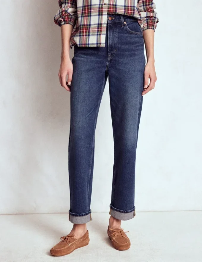 Mid Rise Straight Leg Jeans Dark Vintage Mid Rise Straight Leg Jeans Dark Vintage