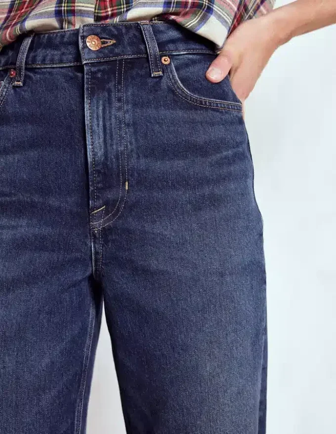 Mid Rise Straight Leg Jeans Dark Vintage Mid Rise Straight Leg Jeans Dark Vintage