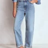 Mid Rise Straight Leg Jeans Light Vintage Mid Rise Straight Leg Jeans Light Vintage