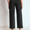 Mid Rise Straight Leg Jeans Washed Black Mid Rise Straight Leg Jeans Washed Black