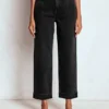 Mid Rise Straight Leg Jeans Washed Black Mid Rise Straight Leg Jeans Washed Black