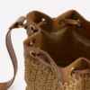 Mini Straw Bucket Bag Natural Raffia