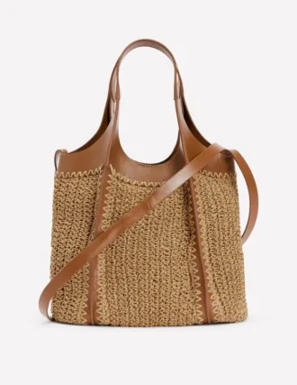 Mini Straw Tote Natural