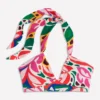 Minori Halter Tie Bikini Top Multi, Leafy Cascade