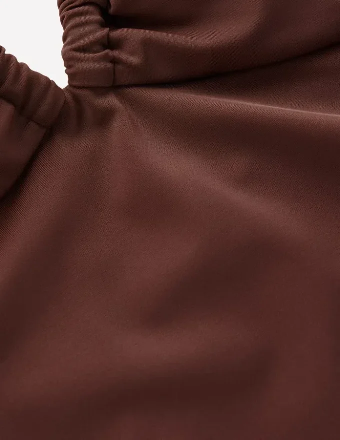 Minori Halter Tie Swimsuit Cinnamon