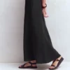 Miriam Linen Maxi Skirt Black Miriam Linen Maxi Skirt Black