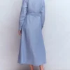 Mollie Linen Shirt Dress Chambray Mollie Linen Shirt Dress Chambray