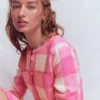 Mollie Linen Shirt Dress Pink Punch Gingham Mollie Linen Shirt Dress Pink Punch Gingham
