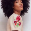 Monica Knitted T-Shirt Ivory Monica Knitted T-Shirt Ivory