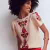 Monica Knitted T-Shirt Ivory Monica Knitted T-Shirt Ivory