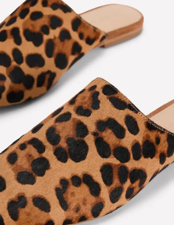 Mule Slipper Loafer Classic Leopard