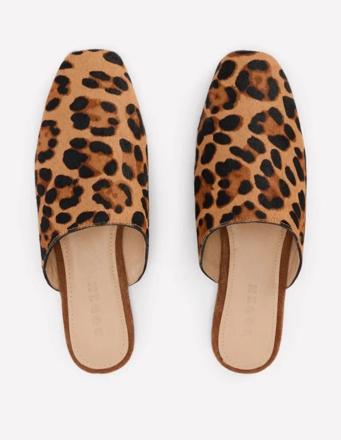 Mule Slipper Loafer Classic Leopard