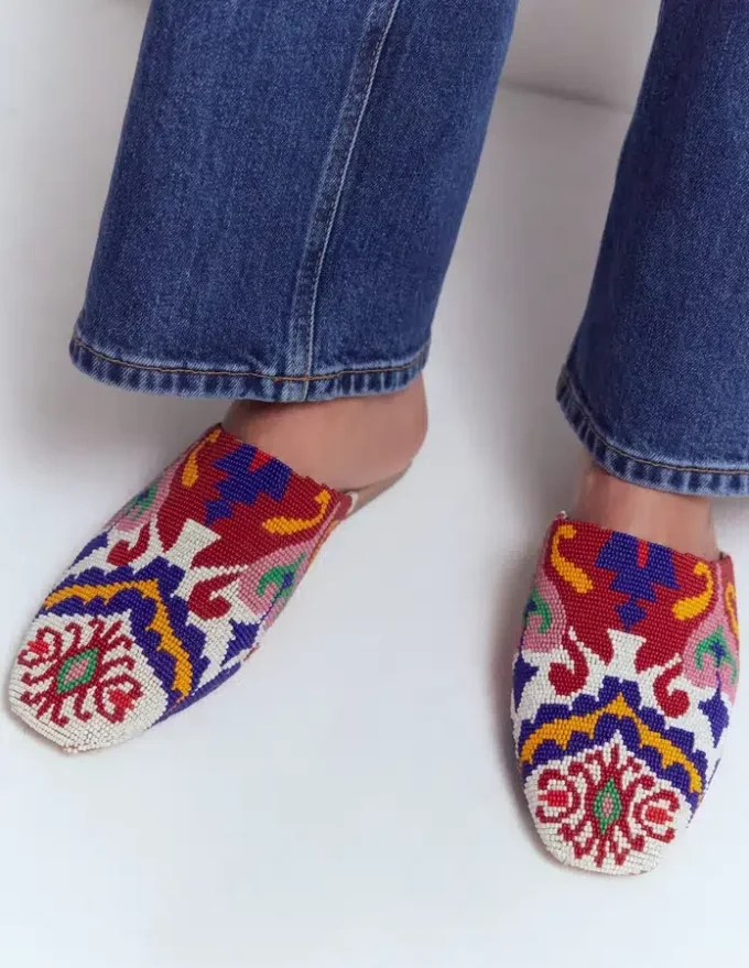 Mule Slipper Loafer Multi Bead Mule Slipper Loafer Multi Bead