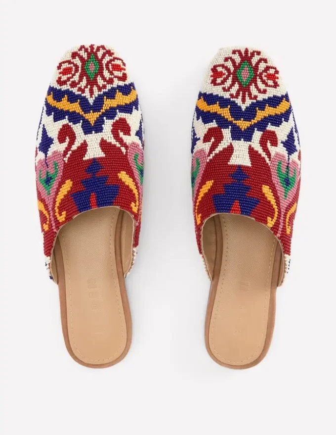 Mule Slipper Loafer Multi Bead Mule Slipper Loafer Multi Bead