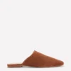 Mule Slipper Loafer Tan Suede