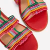 Multi Strap Knot Sandal Multi Multi Strap Knot Sandal Multi