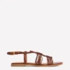 Multi Strap Knot Sandal Tan