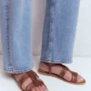 Multi Strap Knot Sandal Tan