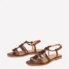 Multi Strap Knot Sandal Tan