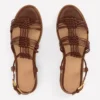 Multi Strap Knot Sandal Tan