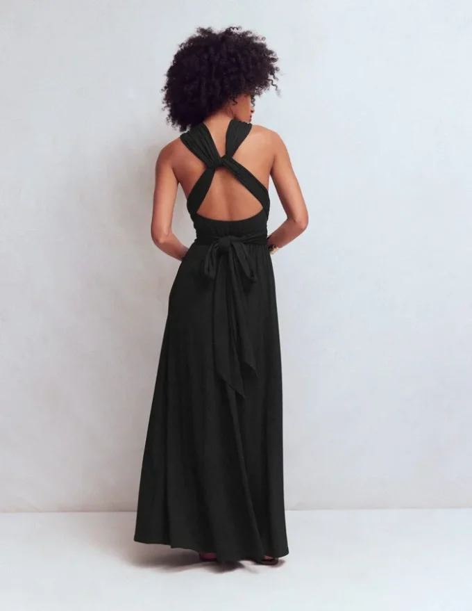 Multiway Jersey Maxi Dress Black Multiway Jersey Maxi Dress Black