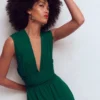 Multiway Jersey Maxi Dress Emerald Night