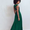 Multiway Jersey Maxi Dress Emerald Night