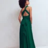 Multiway Jersey Maxi Dress Emerald Night