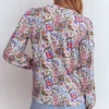 Mya Smocked Jersey Shirt Multi, Flourishing Meadow Mya Smocked Jersey Shirt Multi, Flourishing Meadow
