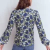 Mya Smocked Jersey Shirt True Navy, Shadow Blossom Mya Smocked Jersey Shirt True Navy, Shadow Blossom