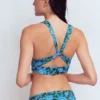 Mykonos Deep V Bikini Top Dark Green, Paradise