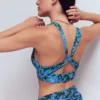 Mykonos Deep V Bikini Top Dark Green, Paradise