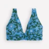 Mykonos Deep V Bikini Top Dark Green, Paradise