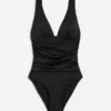 Mykonos Deep V Swimsuit Black