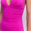 Mykonos Deep V Swimsuit Bright Fuchsia Mykonos Deep V Swimsuit Bright Fuchsia