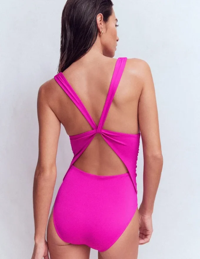 Mykonos Deep V Swimsuit Bright Fuchsia Mykonos Deep V Swimsuit Bright Fuchsia