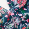 Mykonos Deep V Swimsuit Dark Blue, Botanical Trail Mykonos Deep V Swimsuit Dark Blue, Botanical Trail