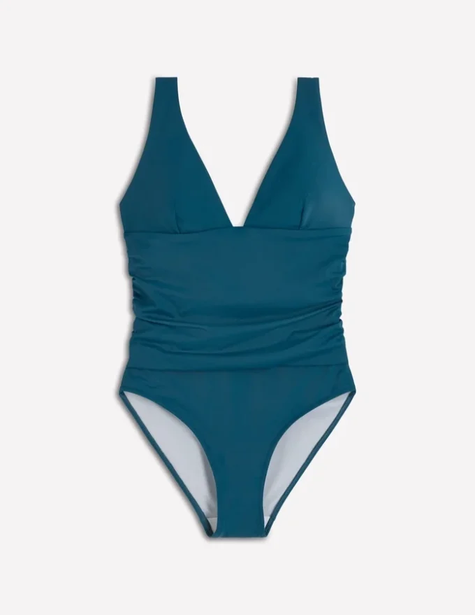 Mykonos Deep V Swimsuit Oceanside
