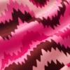 Mykonos Deep V Swimsuit Pink Punch, Zig Zag Wave