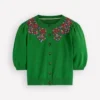 Nadia Embellished Cardigan Green Nadia Embellished Cardigan Green