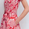 Naomi Jersey Midi Dress Blood Orange, Elegant Blossom Naomi Jersey Midi Dress Blood Orange, Elegant Blossom